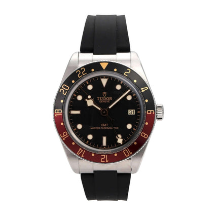 Tudor Black Bay 58 GMT M7939G1A0NRU-0002, Edelstahl, schwarzes Zifferblatt, Kautschukband, Automatik, 39 mm