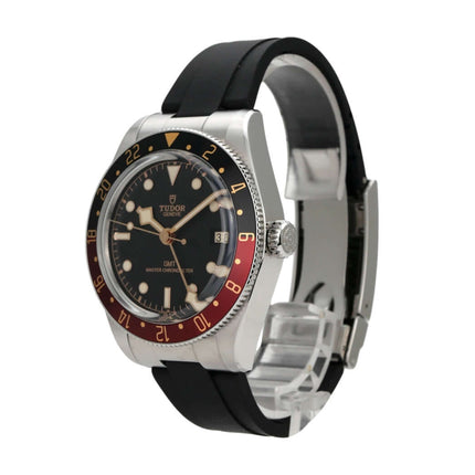 Tudor Black Bay 58 GMT M7939G1A0NRU-0002, Edelstahl, Schwarz-Rot, Automatik, Kautschukband.