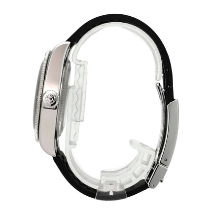 Tudor Black Bay M7941A1A0NU-0002 Herrenarmbanduhr aus Edelstahl mit schwarzem Kautschukband und Automatikwerk
