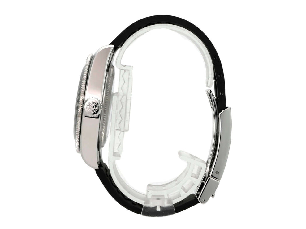 Tudor Black Bay M7941A1A0NU-0002 Herrenarmbanduhr aus Edelstahl mit schwarzem Kautschukband und Automatikwerk