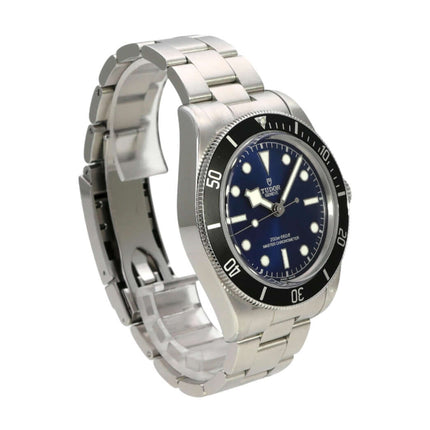 Tudor Black Bay M7943A1A0NU-0001 Uhr mit Edelstahlgehäuse und blauem Zifferblatt, Automatikwerk.