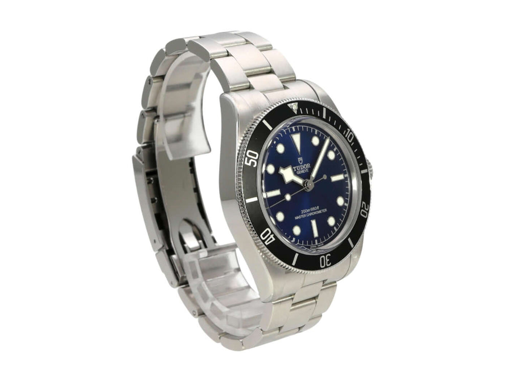Tudor Black Bay M7943A1A0NU-0001 Uhr mit Edelstahlgehäuse und blauem Zifferblatt, Automatikwerk.