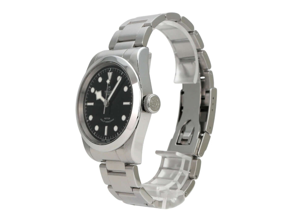Tudor Black Bay 41 Ref. M79540-0006 Uhr aus Edelstahl mit schwarzem Zifferblatt und Automatik