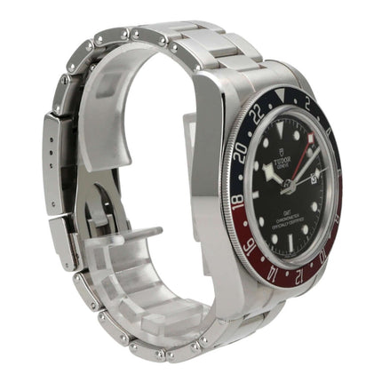 Tudor Black Bay GMT M79830RB-0001 Edelstahlarmband mit schwarzem Zifferblatt und drehbarer Lünette