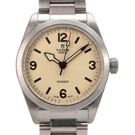 Tudor Ranger M79930-0007 Uhr mit beigem Zifferblatt und Edelstahlarmband, Automatikwerk und 70 Stunden Gangreserve.
