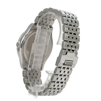 Tudor 1926 Luna Ref. M91560-0002 Ansicht von der Seite mit Edelstahlband und Faltschließe.