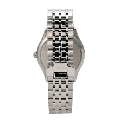 Tudor 1926 Luna Ref. M91560-0002 Edelstahlgehäuse und Armband, Seitensicht der Uhr.