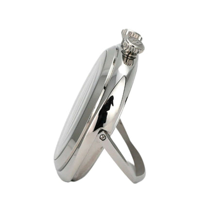 Panerai Reisewecker PAM00173, Edelstahlgehäuse, elegantes Design, Tischuhr mit alarm