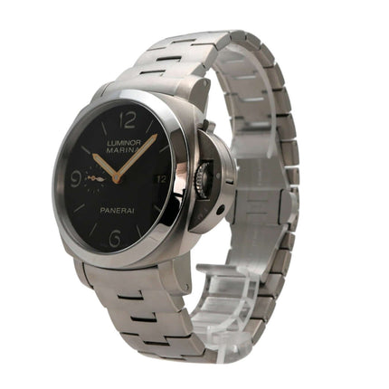 Panerai Luminor Marina 1950 3 Days Automatic Titanio PAM00352 mit Titan-Gehäuse und schwarzem Zifferblatt