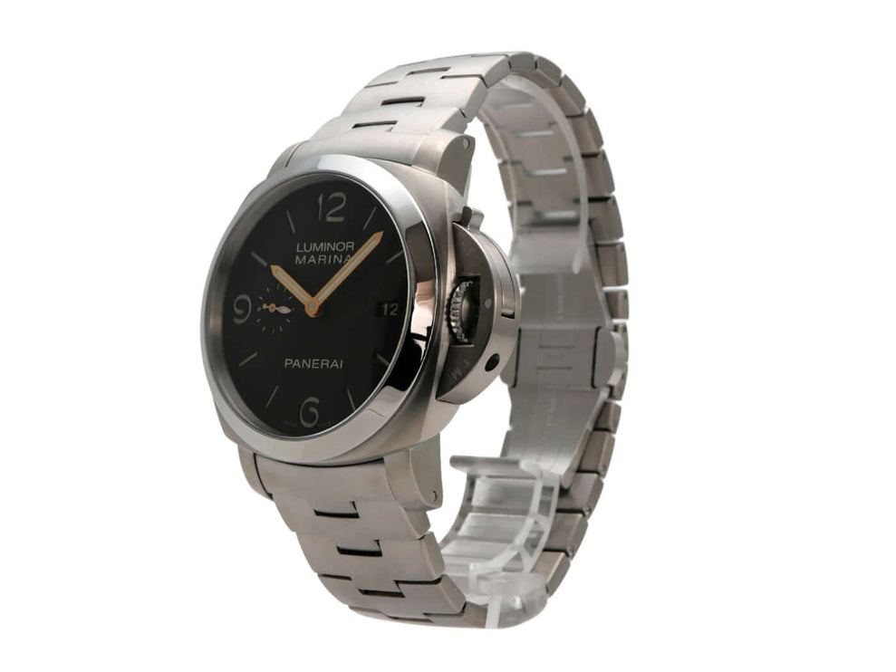 Panerai Luminor Marina 1950 3 Days Automatic Titanio PAM00352 mit Titan-Gehäuse und schwarzem Zifferblatt