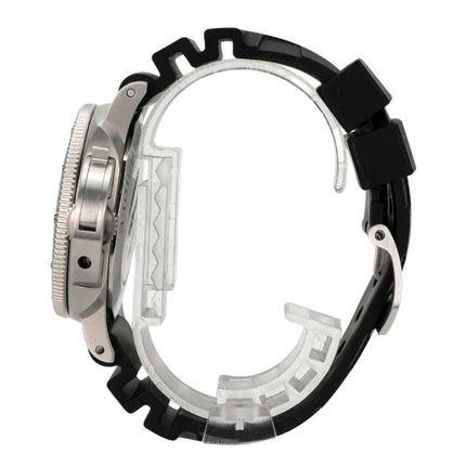 Panerai Luminor Submersible Automatic 42 PAM00973 seitliche Ansicht des Uhrengehäuses mit Kautschukband