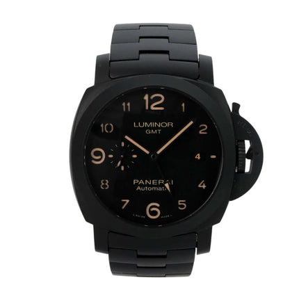 Panerai Luminor 1950 3 Days GMT Automatic Tuttonero PAM01438 schwarze Keramikuhr mit GMT-Funktion