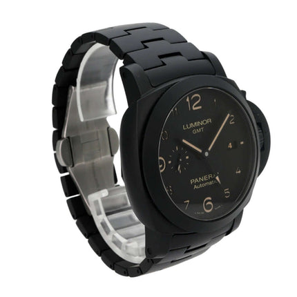 Panerai Luminor 1950 3 Days GMT Automatic Tuttonero PAM01438 schwarze Keramikuhr mit GMT und Automatikwerk