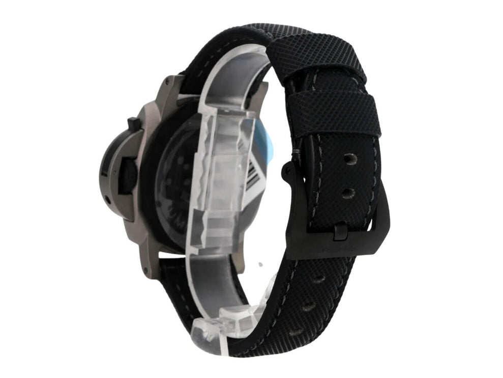 Panerai Luminor Marina 44 TuttoGrigio PAM01662, Titan-Gehäuse, Carbotech-Lünette, schwarzes Textilarmband