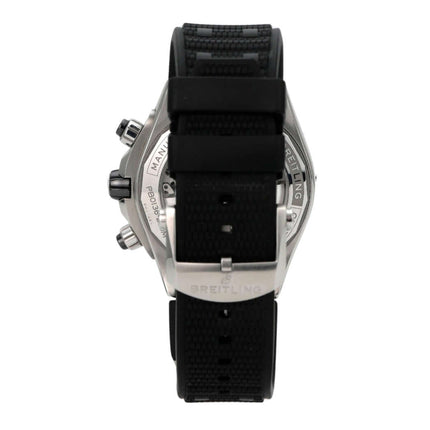 Breitling Super Chronomat B01 44 Chronograph PB0136251C1S1 mit Edelstahlgehäuse und schwarzem Kautschukband