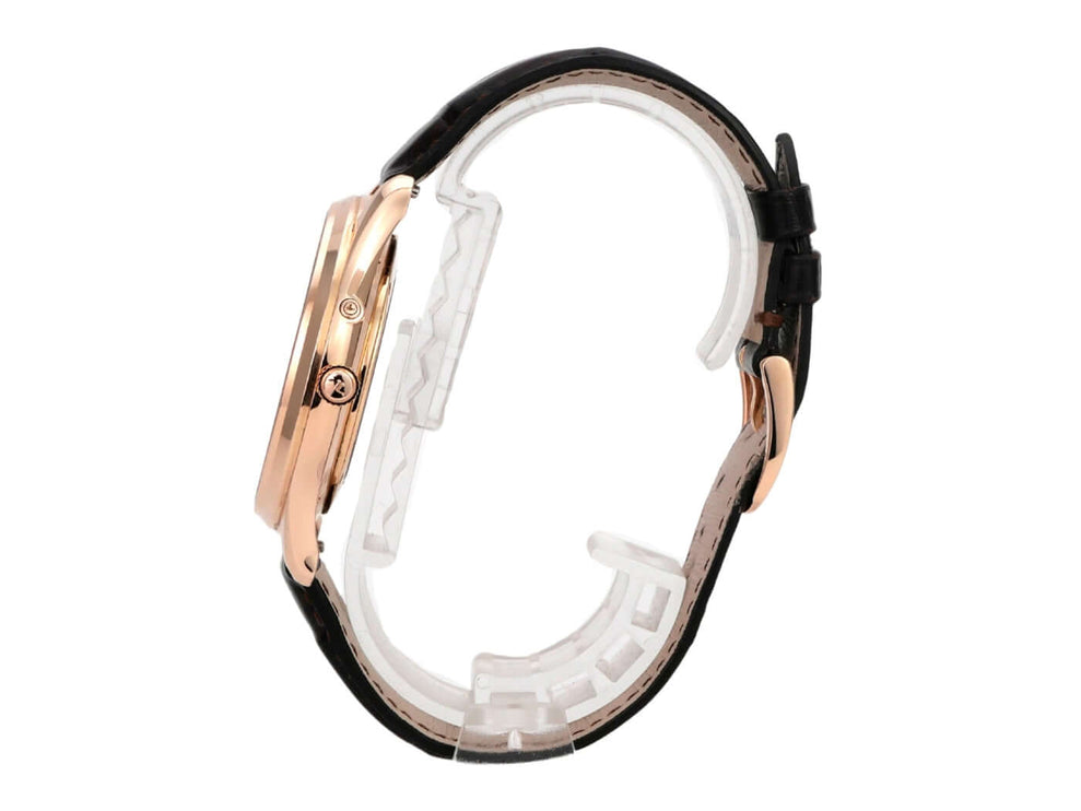 Jaeger-LeCoultre Master Ultra Thin Reserve de Marche Rotgold Q1372520 Armbanduhr aus 18 kt Rotgold mit Lederband