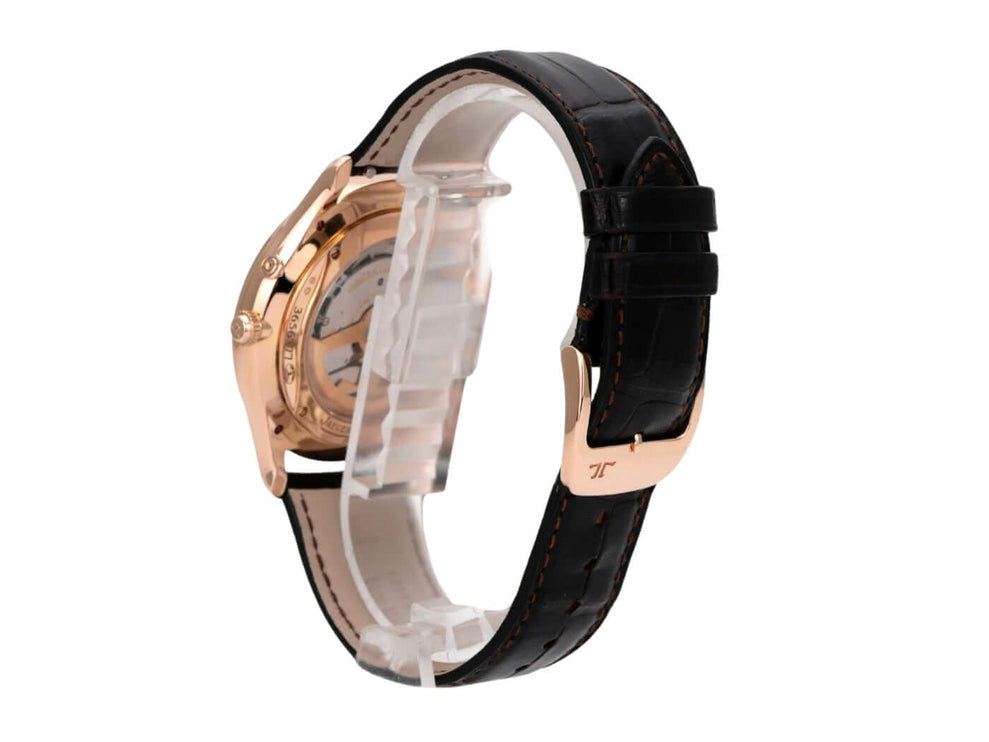 Jaeger-LeCoultre Master Ultra Thin Reserve de Marche Rotgold Q1372520 mit braunem Alligatorlederband
