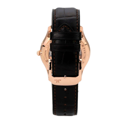 Jaeger-LeCoultre Master Ultra Thin Reserve de Marche Rotgold Q1372520 mit braunem Alligatorlederband
