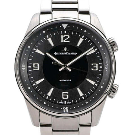 Jaeger-LeCoultre Polaris Automatic Q9008170 Armbanduhr mit schwarzem Zifferblatt und Edelstahlarmband