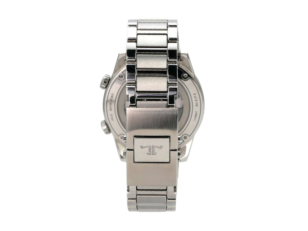 Rückansicht der Jaeger-LeCoultre Polaris Automatic Q9008170 mit Edelstahlarmband und Doppelfaltschließe.