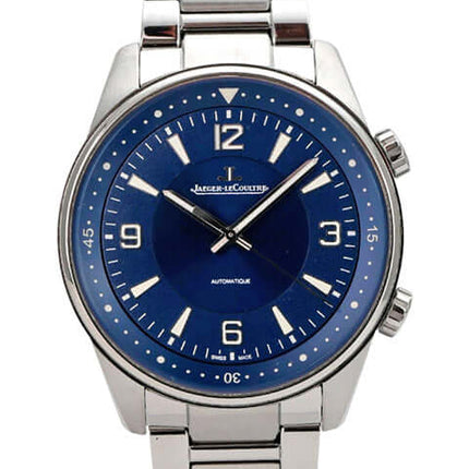 Jaeger-LeCoultre Polaris Automatic Q9008180 Edelstahl Uhr mit blauem Zifferblatt und Stahlarmband