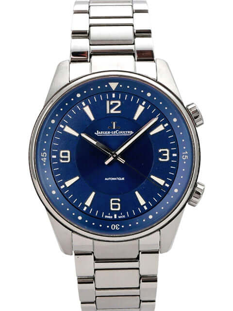 Jaeger-LeCoultre Polaris Automatic Q9008180 Edelstahl Uhr mit blauem Zifferblatt und Stahlarmband