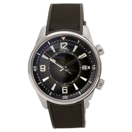 Jaeger-LeCoultre Polaris Date Q906863J Automatik-Uhr mit grünem Zifferblatt, Edelstahlgehäuse und Kautschukband