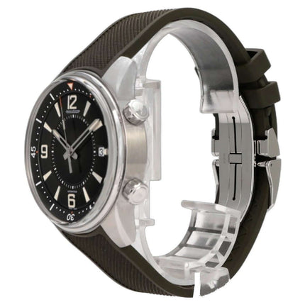 Jaeger-LeCoultre Polaris Date Q906863J, grüne Automatikuhr aus Edelstahl mit Datumsanzeige und Kautschukband