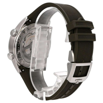 Jaeger-LeCoultre Polaris Date Q906863J, grüne Automatik-Uhr aus Edelstahl mit Kautschukband