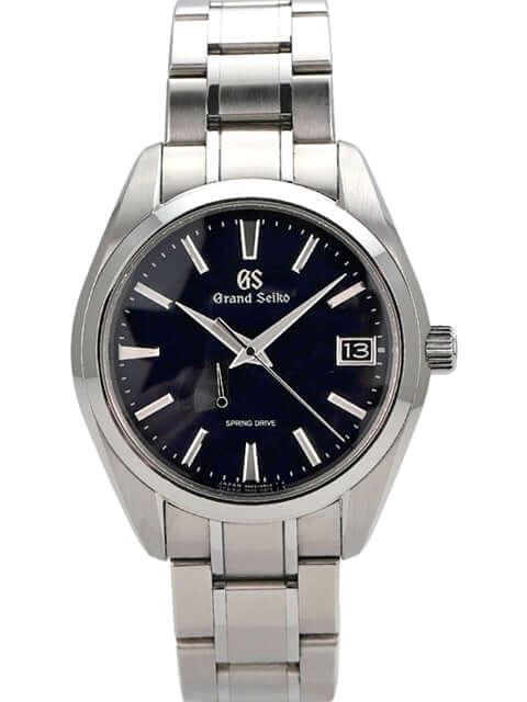 Grand Seiko Heritage Spring Drive 41 SBGA469G, Edelstahlarmband, blaues Zifferblatt, Automatikwerk, Datumsanzeige