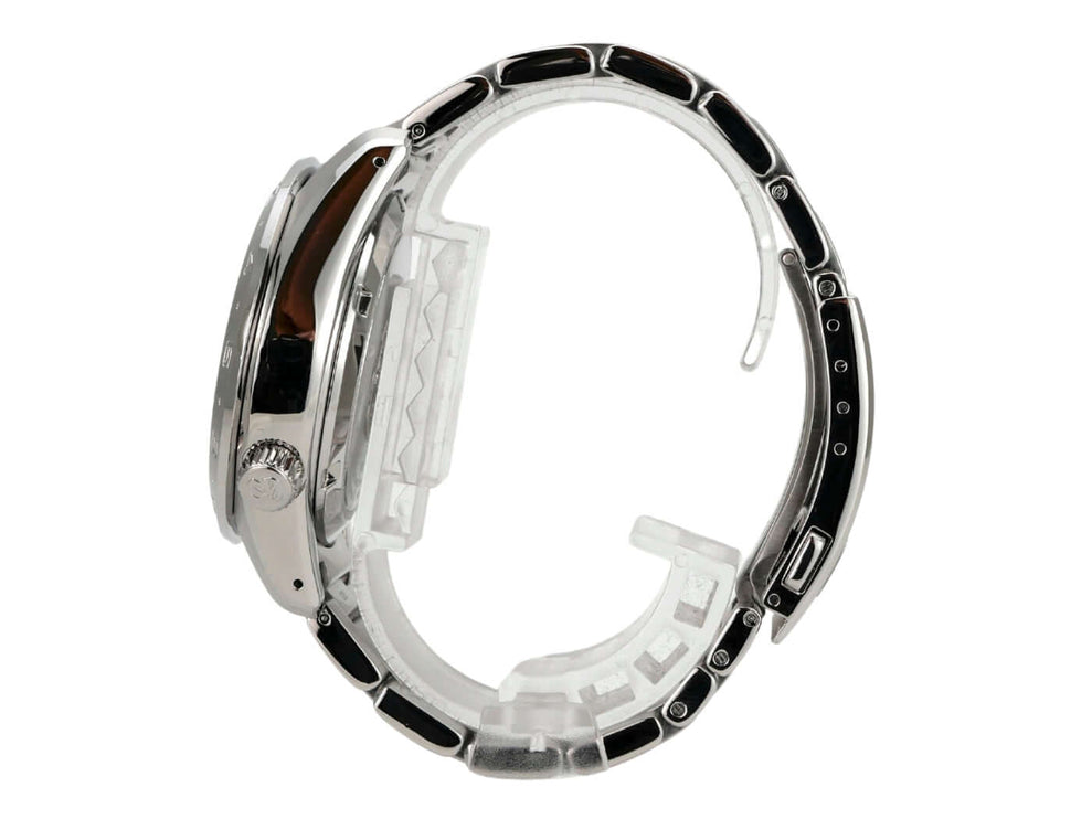 Grand Seiko Sport GMT SBGM245G Uhr aus Edelstahl mit polierter und satinierter Oberfläche