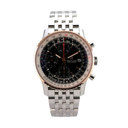 Breitling Navitimer 1 Chronograph 41 U13324211B1A1 - Detailansicht der Rotgold Lünette und drehbare Funktion