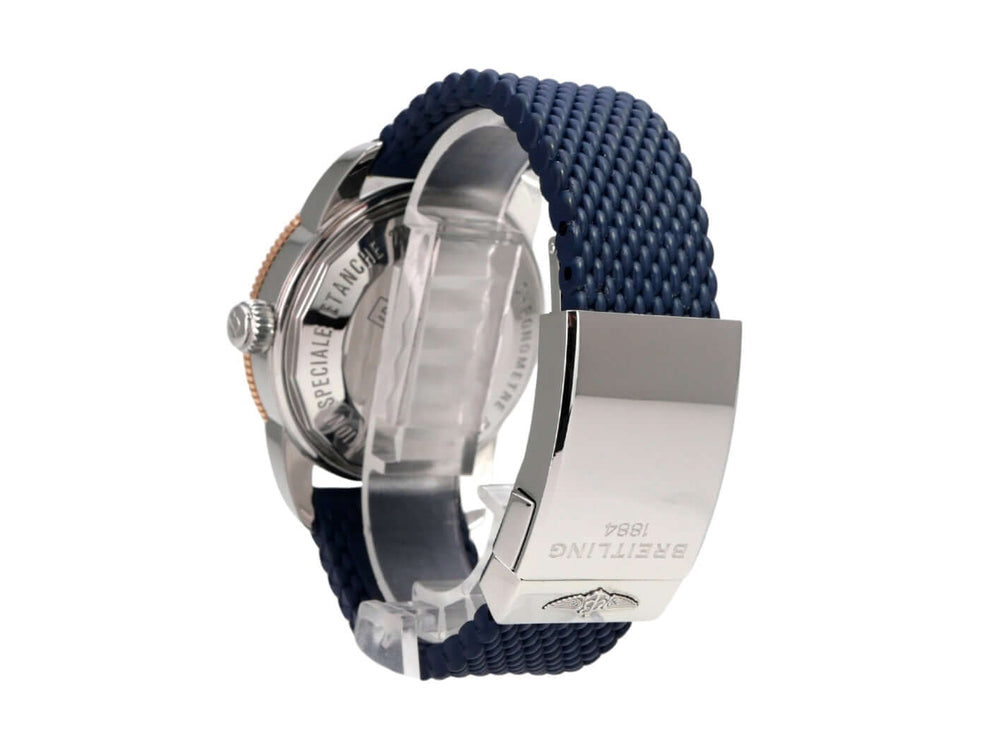 Breitling Superocean Heritage II B20 Automatic 42 UB2010161C1S1 mit bluetooth farbigen Kautschukband und Edelstahl-Gehäuse