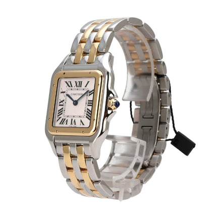 Cartier Panthere de Cartier Edelstahl Gelbgold W2PN0016 - Das Armband aus Edelstahl und Gelbgold mit Faltschließe, stilvolles Design und hohe Handwerkskunst.