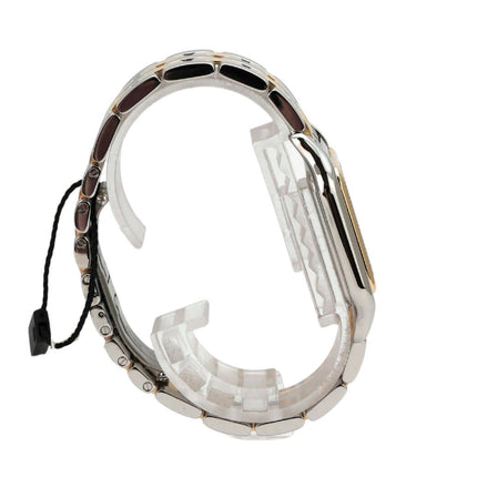 Cartier Panthere de Cartier Edelstahl Gelbgold W2PN0016 - Blick auf den verschraubten Edelstahlboden für maximale Wasserdichtigkeit.