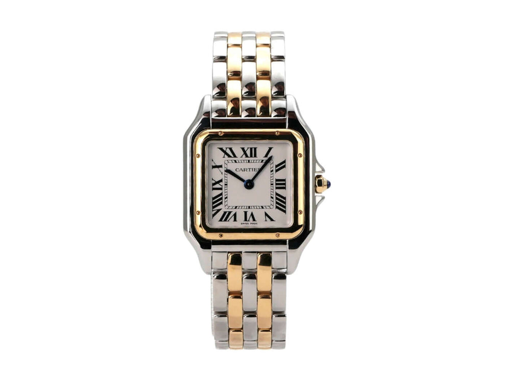 Cartier Panthere de Cartier Edelstahl Gelbgold W2PN0019 Uhr mit poliertem Edelstahl und Gelbgold Armband.