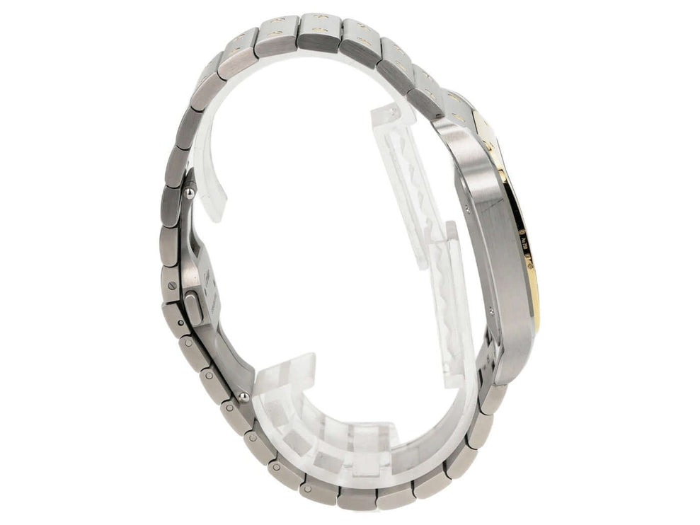 Cartier Santos de Cartier W2SA0009 Edelstahl Gelbgold großes Modell, Luxusarmbanduhr mit Quickswitch