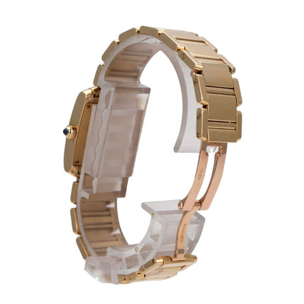 Cartier Tank Francaise kleines Modell Gelbgold W50002N2 Armband aus 18 kt Gelbgold in sehr gutem Zustand.