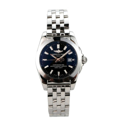 Breitling Galactic 29 W72348121B2A1 Uhr aus Edelstahl mit schwarzem Zifferblatt und Chronometer-Funktion