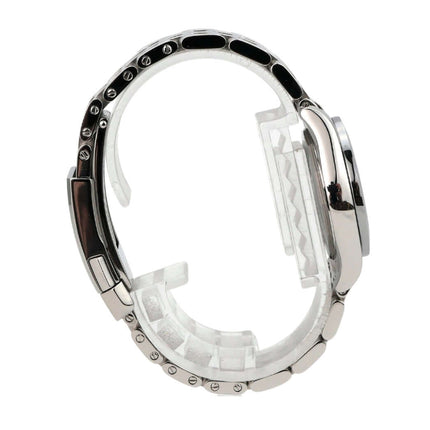 Breitling Galactic 29 W72348121B2A1 seitliche Ansicht der polierten Edelstahl-Uhr mit Faltschließe.