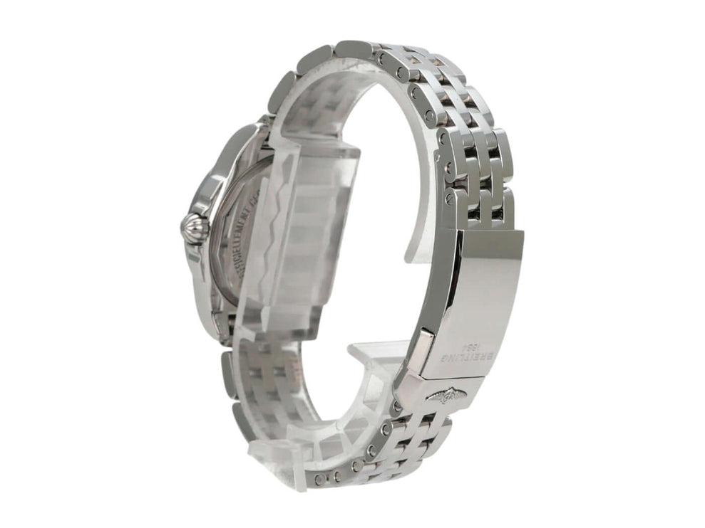 Breitling Galactic 29 W72348121B2A1 Edelstahl Armband mit Faltschließe in poliertem Design.