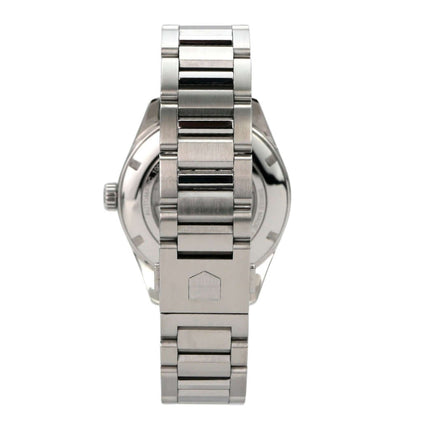 TAG Heuer Carrera WAR201E.BA0723 Automatik Day-Date Calibre 5 Uhr, Edelstahlarmband, elegante Rückansicht.