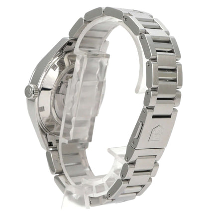 TAG Heuer Carrera Automatik Calibre 5 WAR211A.BA0782 aus Edelstahl mit schwarzem Zifferblatt und Armband