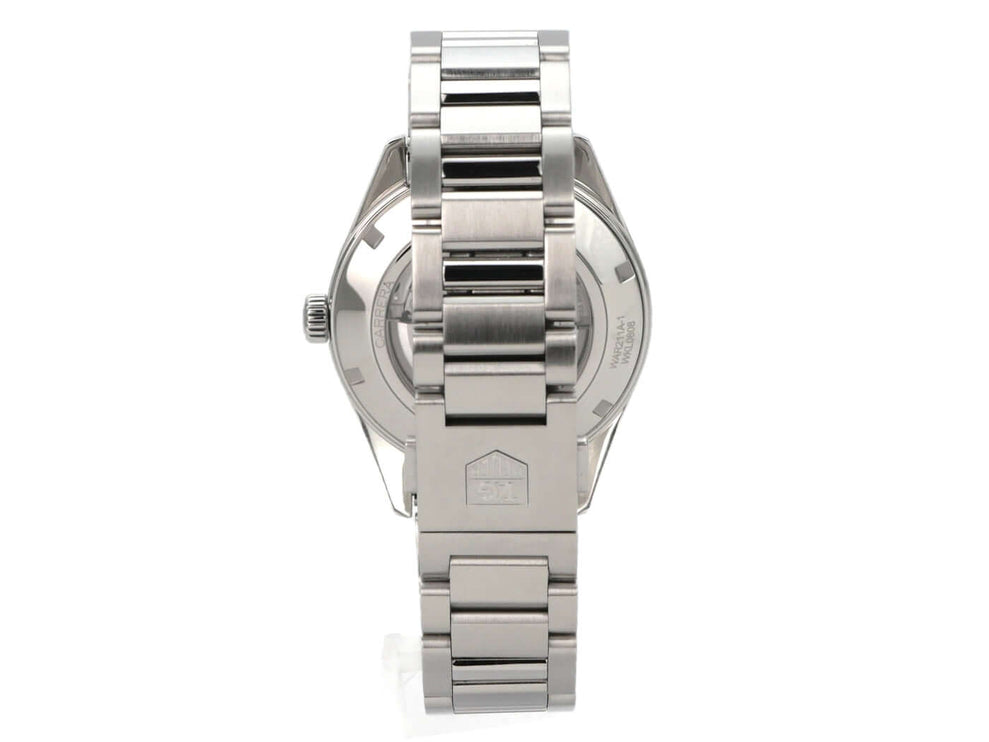 TAG Heuer Carrera Automatik Calibre 5 WAR211A.BA0782 Edelstahlarmband und Gehäuse, Rückseite