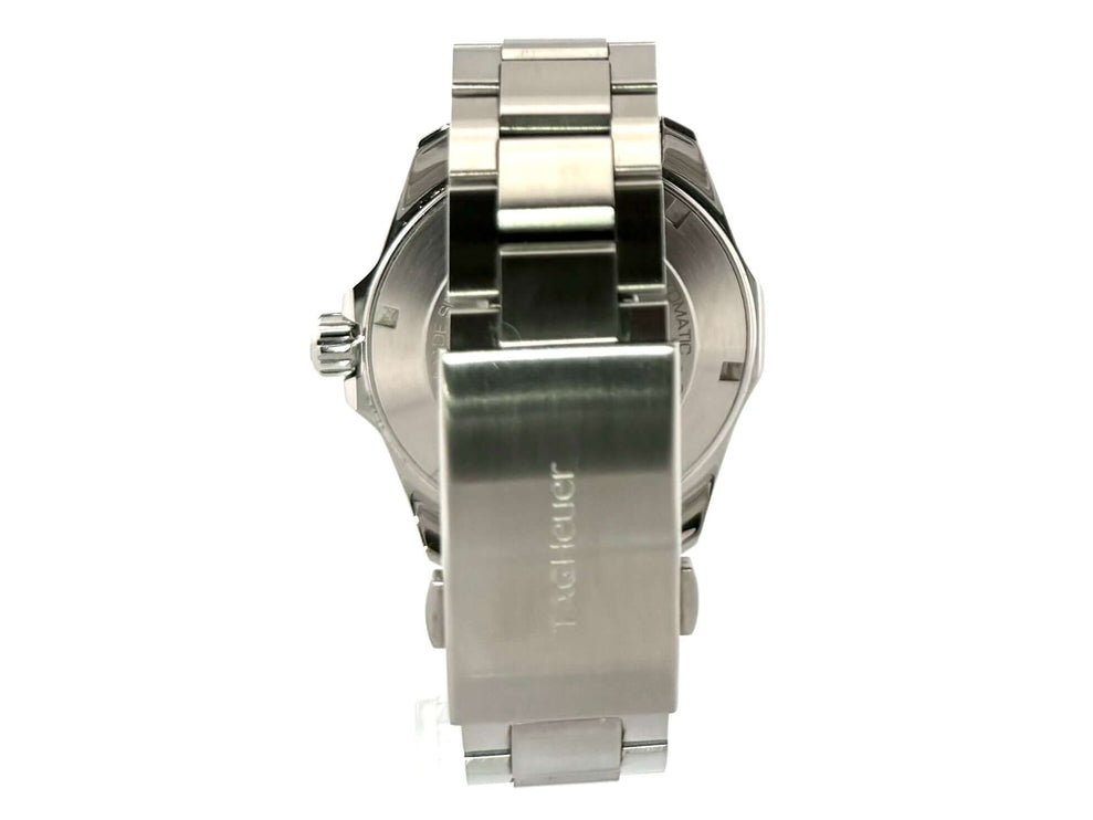 Rückansicht TAG Heuer Aquaracer 300M Calibre 5 Automatik 41 Edelstahl-Armband und Faltschließe