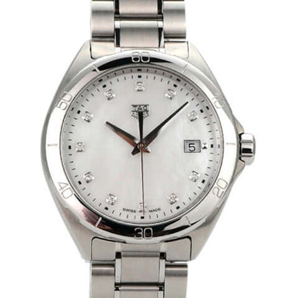 TAG Heuer Formula 1 WBJ1319.BA0666, Edelstahl, Perlmutt-Zifferblatt mit Diamanten, wasserdicht bis 10 bar.