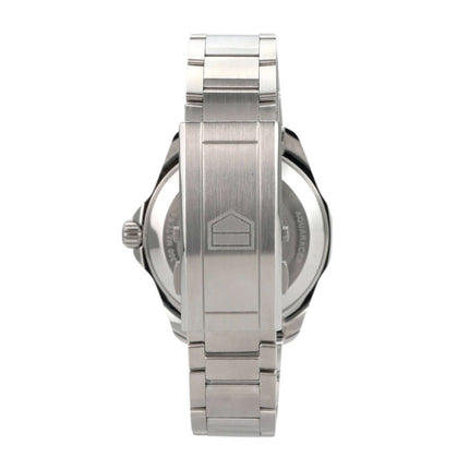 TAG Heuer Aquaracer Professional 300 Date WBP201C.BA0632, seitliche Ansicht des Edelstahlgehäuses mit Band.