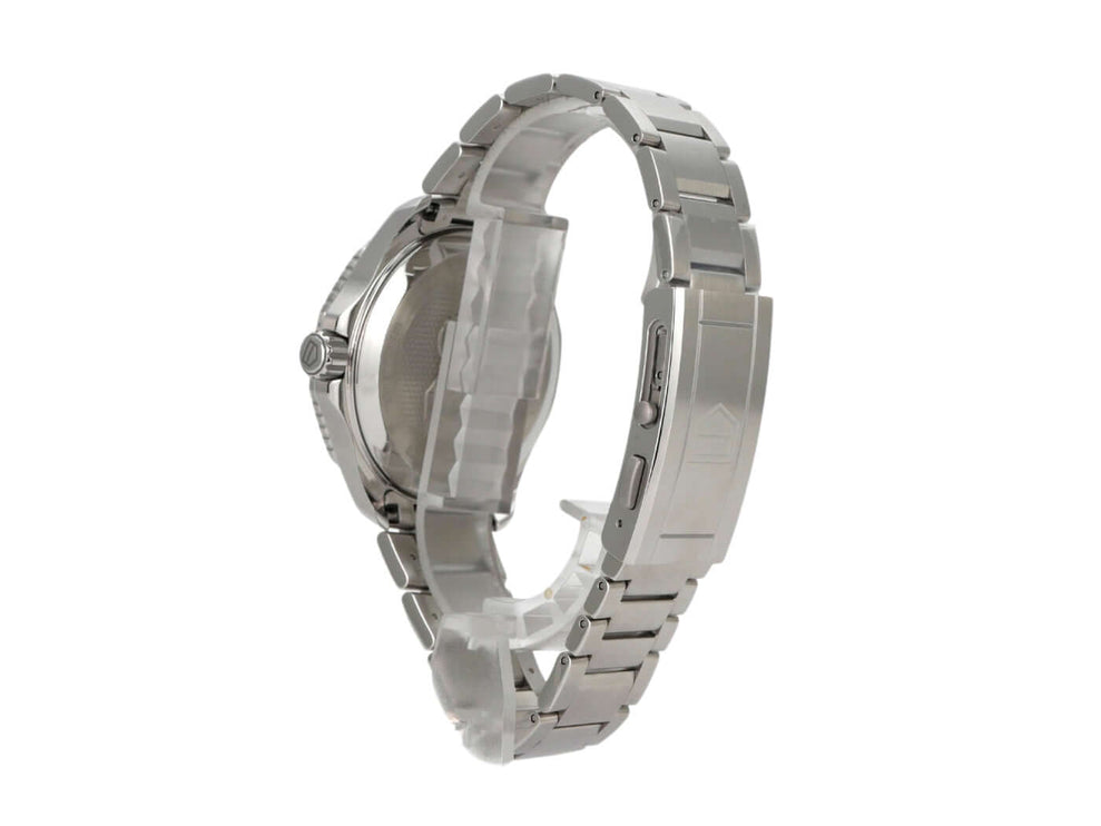 TAG Heuer Aquaracer Professional 300 WBP5116.BA0013 Uhr mit Edelstahlgehäuse und satiniertem Armband.
