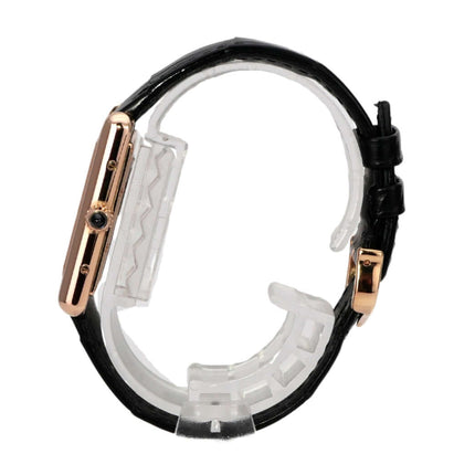 Cartier Tank Louis Cartier Large WGTA0092 Armband aus grauem Leder mit Roségold-Gehäuse, ungetragene Uhr