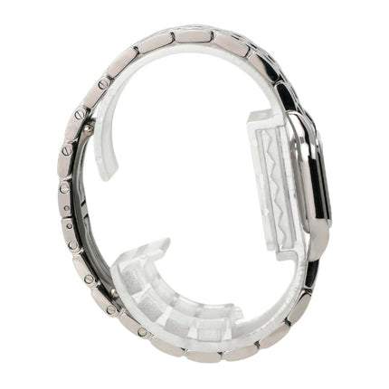 Seitenansicht der Cartier Panthere de Cartier WSPN0013 mit Edelstahlarmband und poliertem Gehäuse.